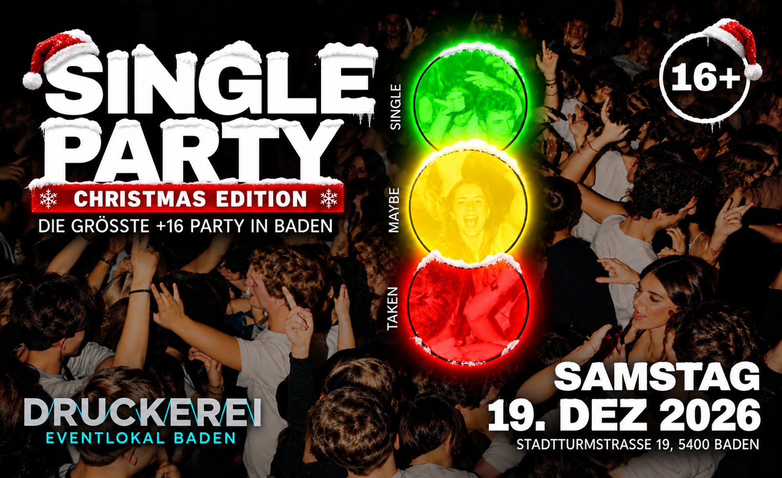 SINGLE PARTY - DRUCKEREI BADEN (+16)