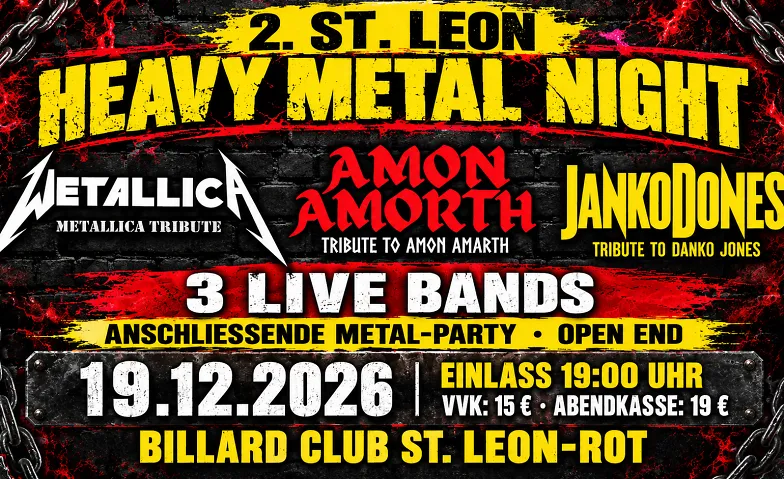 2. St. Leon Heavy Metal Night