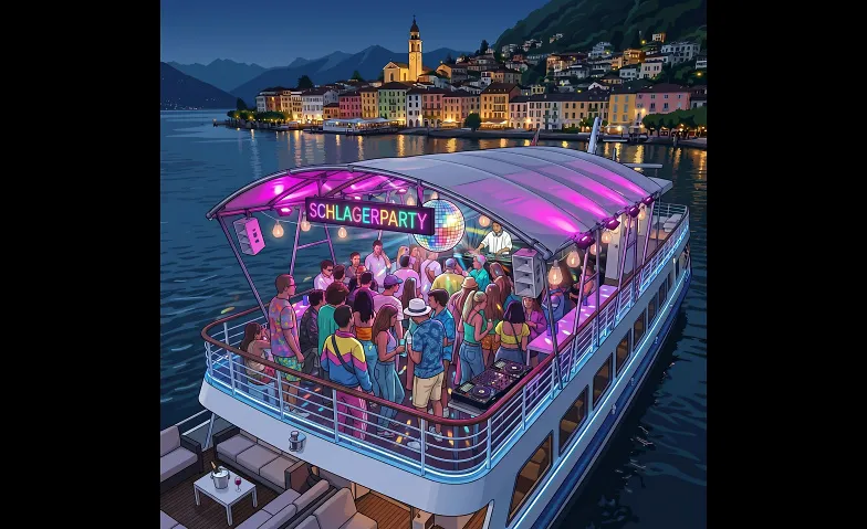 SCHLAGERPARTY SCHLAGERSCHIFF LAGO MAGGIORE LOCARNO ASCONA
