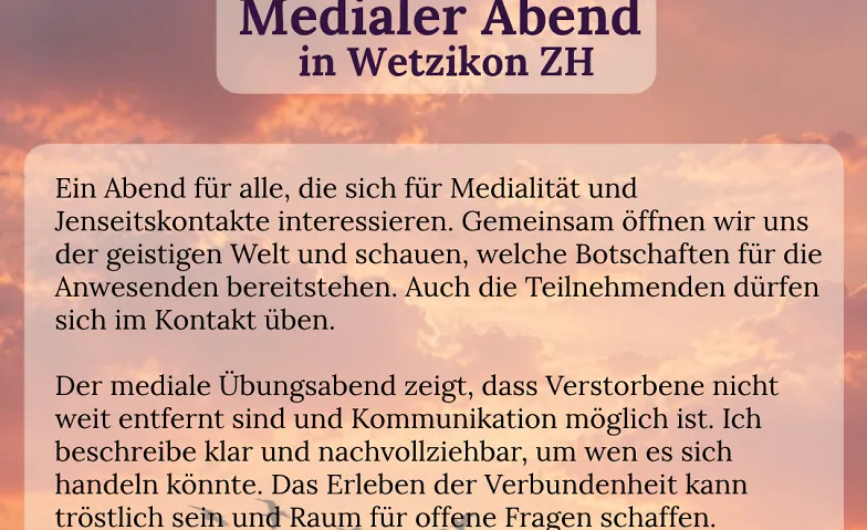 Monatlicher Medialer Abend