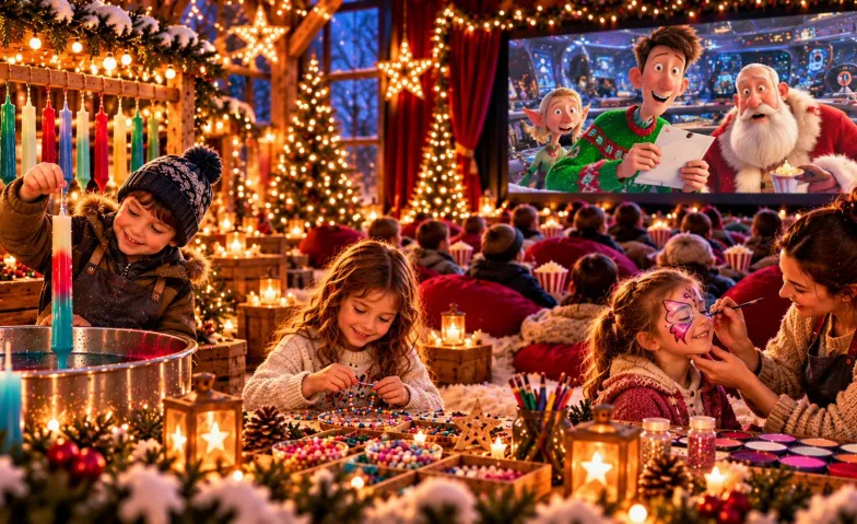 Winterzauber, Kerzenziehen, Kinderschminken & Kinderkino