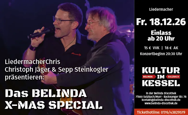 Christoph Jäger & Sepp Steinkogler:  BELINDA-X-MAS Special