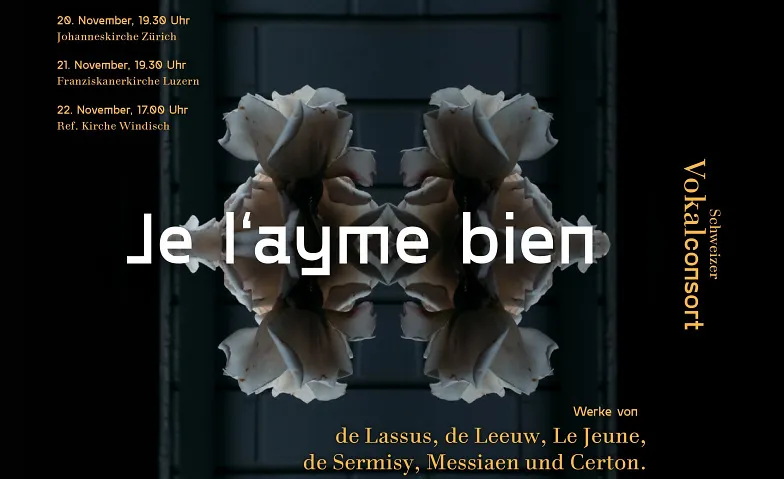 Chorkonzert Je l'ayme bien