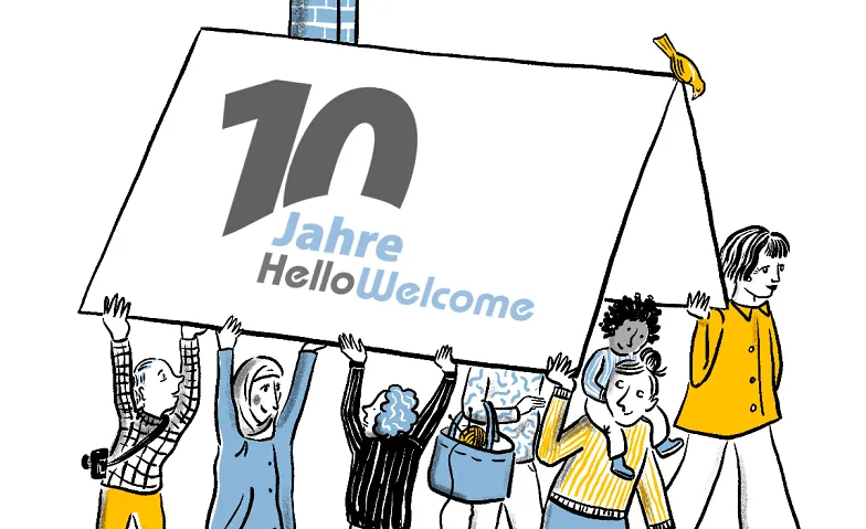 «HelloWelcome» auf der Bühne