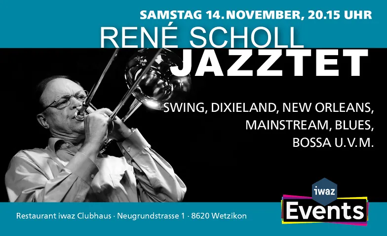 Konzert: René Scholl Jazztet im iwaz Clubhaus