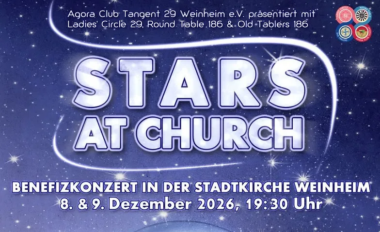 Weihnachtliches Benefizkonzert "Stars at Church"