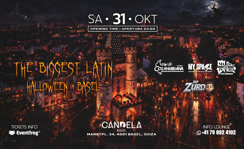 THE BIGGEST LATIN HALLOWEEN IN BASEL