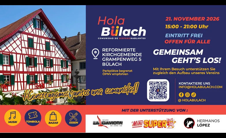 Gemeinsam geht's los!  ¡Celebremos juntos! Fest und Bazar