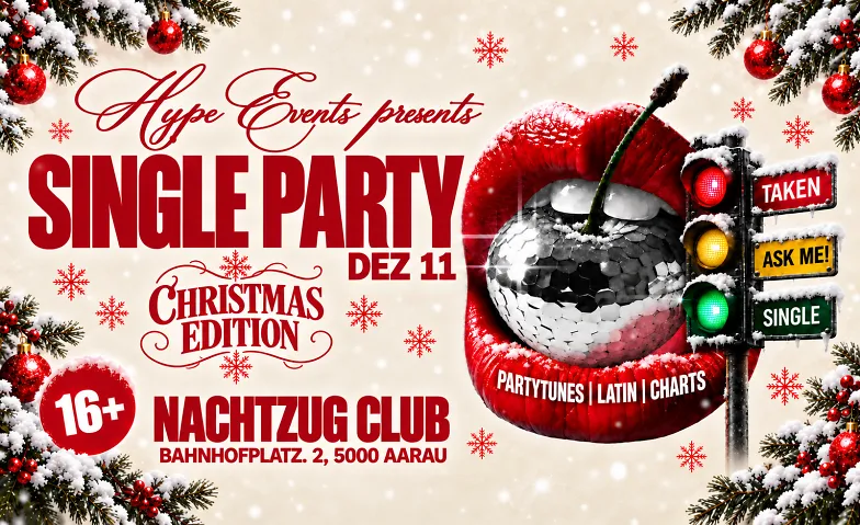 SINGLE PARTY  NACHTZUG, AARAU (+16)