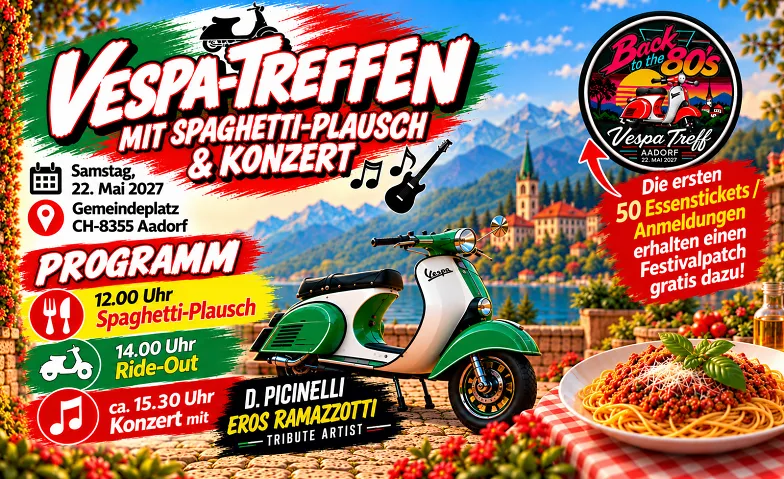 Vespa Treffen Aadorf Back to the 80's