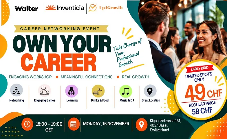 Own Your Career: Workshop & Networking Event - Basel