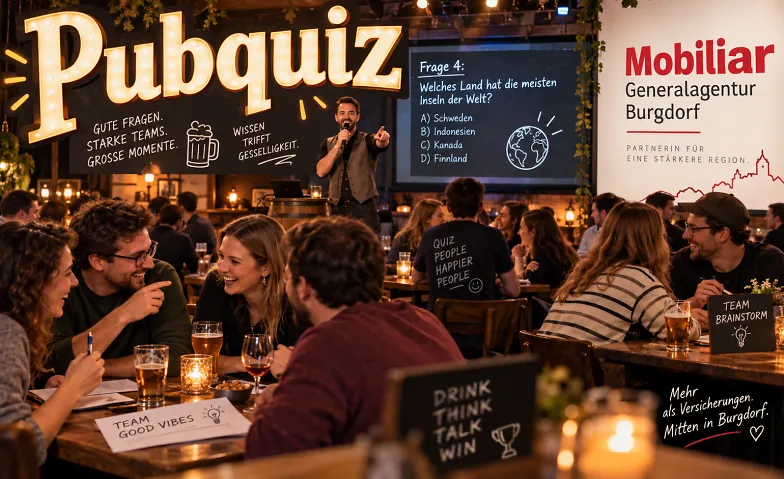 Pubquiz am 21. Oktober 2026 für 4er Teams