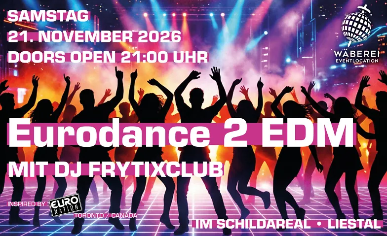 Eurodance 2 EDM – Die ultimative Dancefloor-Zeitreise mit DJ