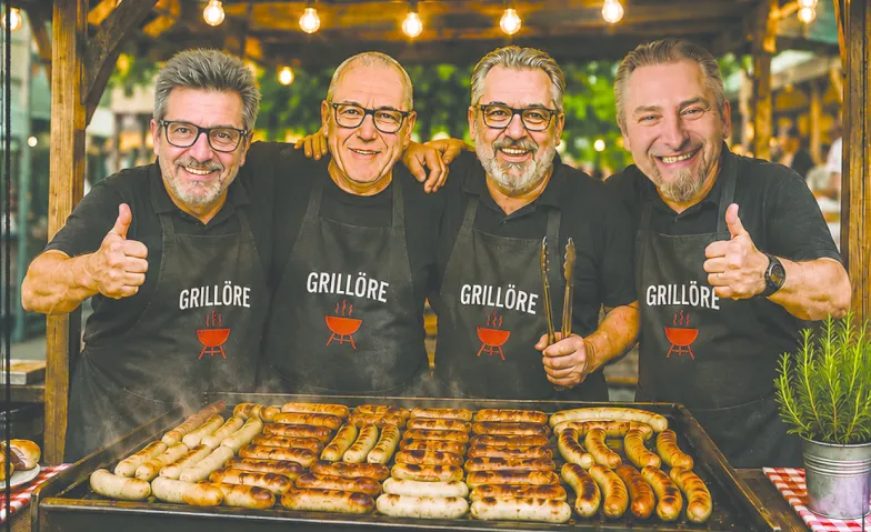 Jahrmarkt Kreuzlingen, die vier Grillöre