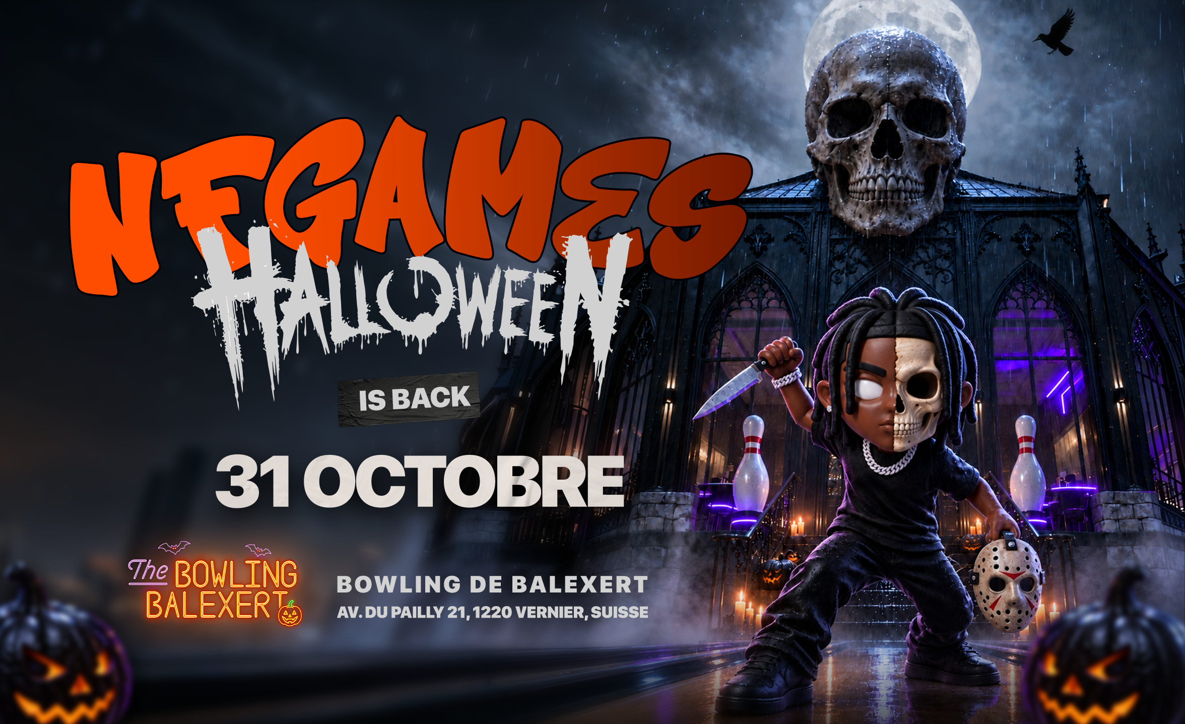 NFGAMES HALLOWEEN IS BACK - 31 OCTOBRE
