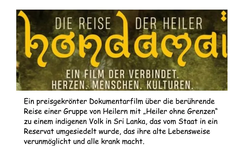 Filmabend im Haubu Huus - "Heiler ohne Grenzen"