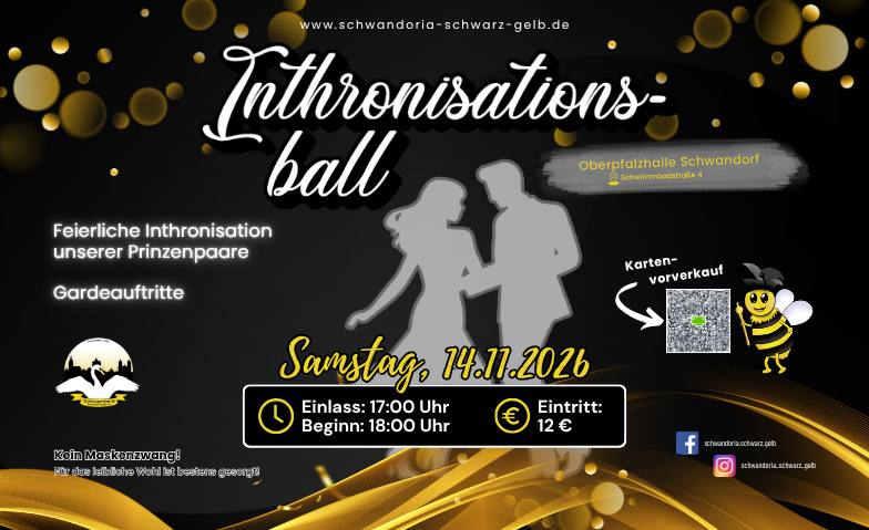 Inthronisationsball der Schwandoria Schwarz-Gelb e. V.