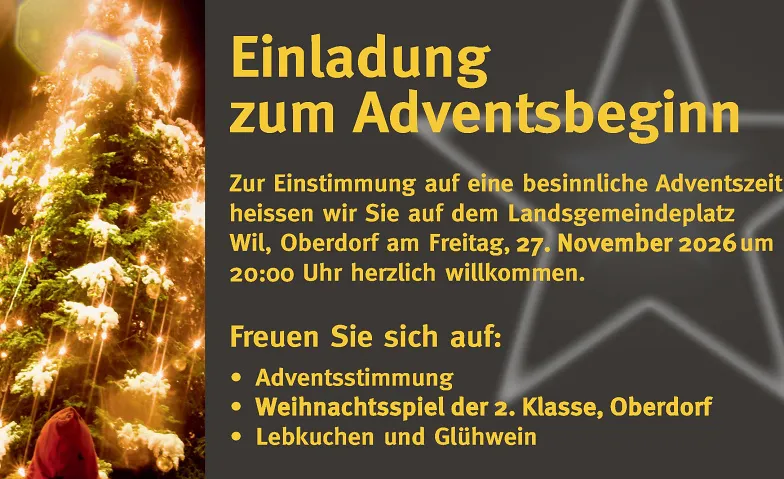 Adventsfeier auf dem Landsgemeindeplatz