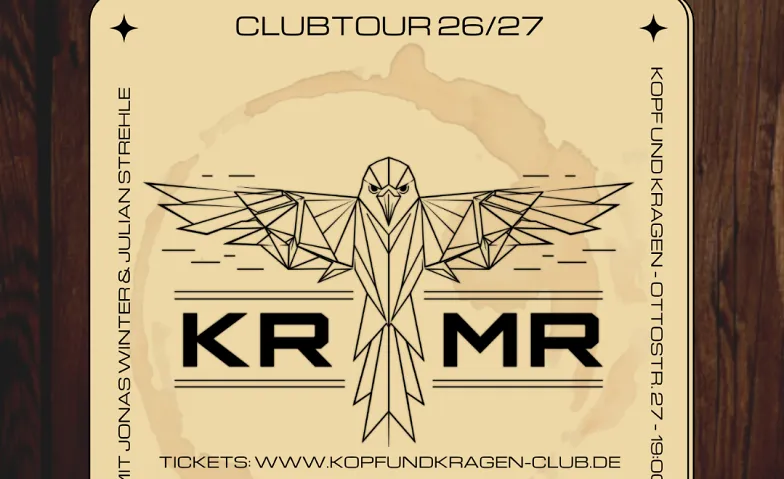 KRMR. Support: Julian Strehle & Jonas Winter