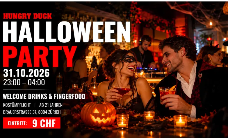 HALLOWEEN NIGHT 2026 – HUNGRY DUCK ZÜRICH