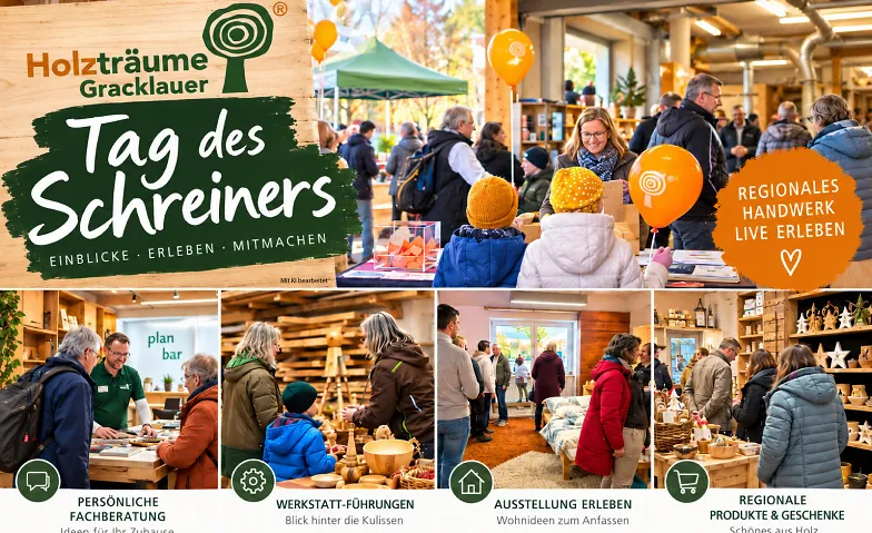 Holz mit allen Sinnen – Tag der offenen Tür beim Schreiner
