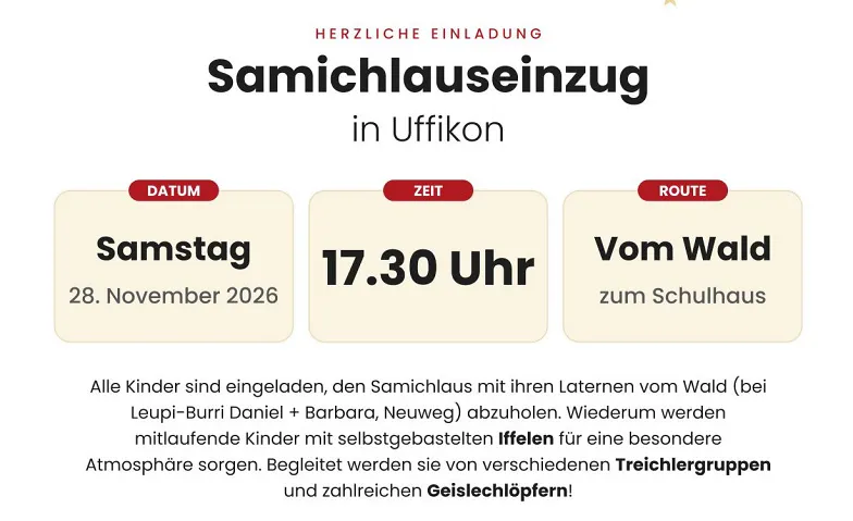 Samichlauseinzug Uffikon