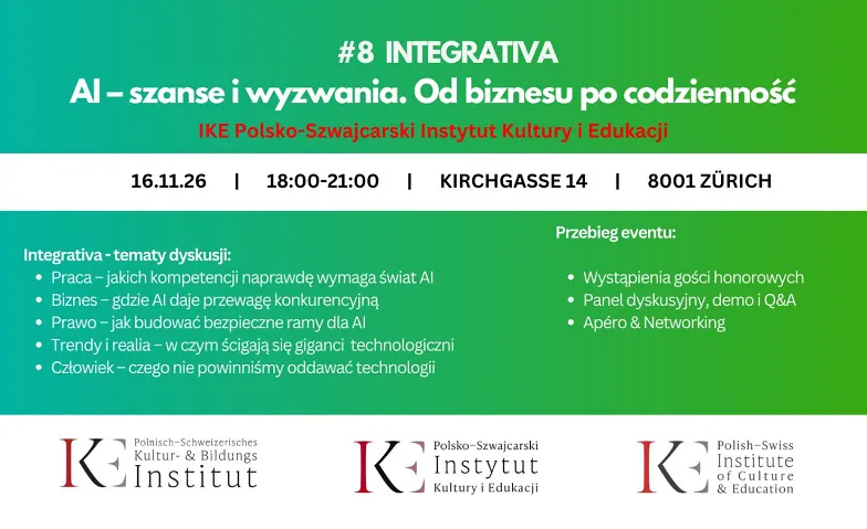 INTEGRATIVA. AI szanse i wyzwania.Od biznesu po codzienność.