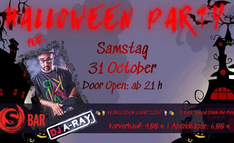 S BAR Halloween Party feat. DJ A-Ray