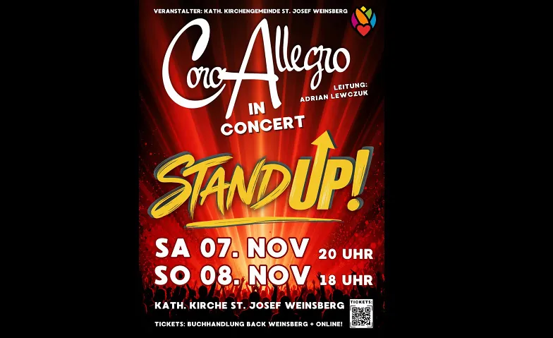 Coro Allegro Konzert "Stand Up"