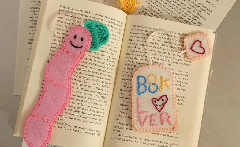 Blushing Lumi Stitch Club: Felt Bookmark Workshop