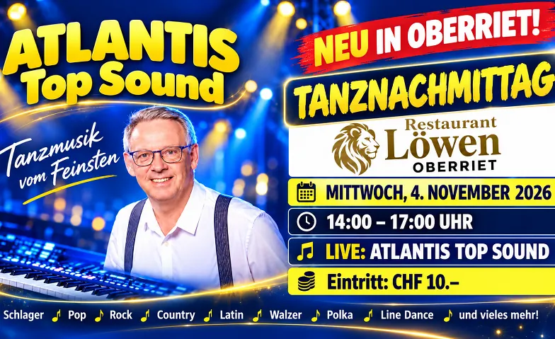 Tanznachmittag mit Atlantis Top Sound