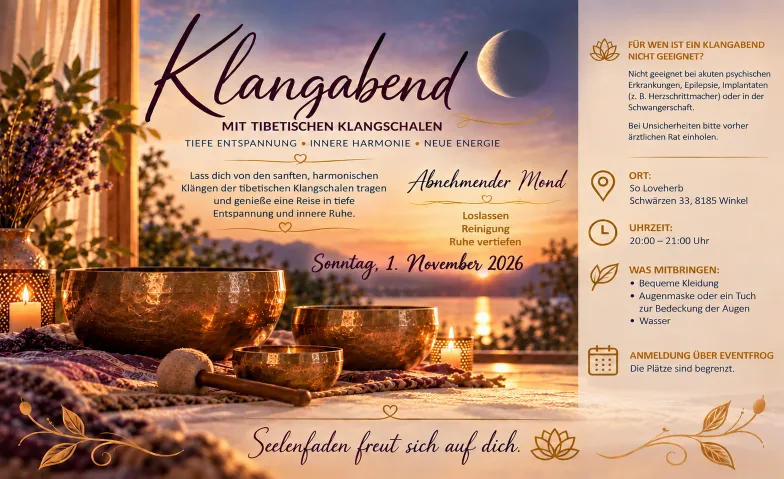 Tibetische Klangschalen – Abnehmender Mond