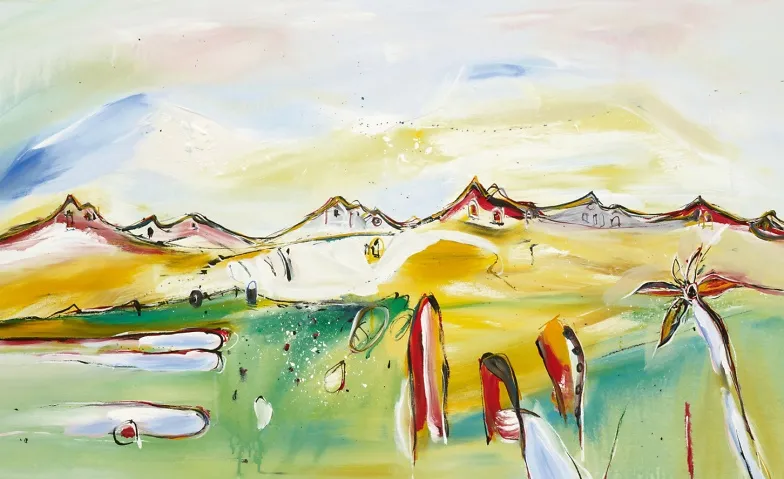 Vernissage mit Bildern von Gioni Defuns "Bergwelten"