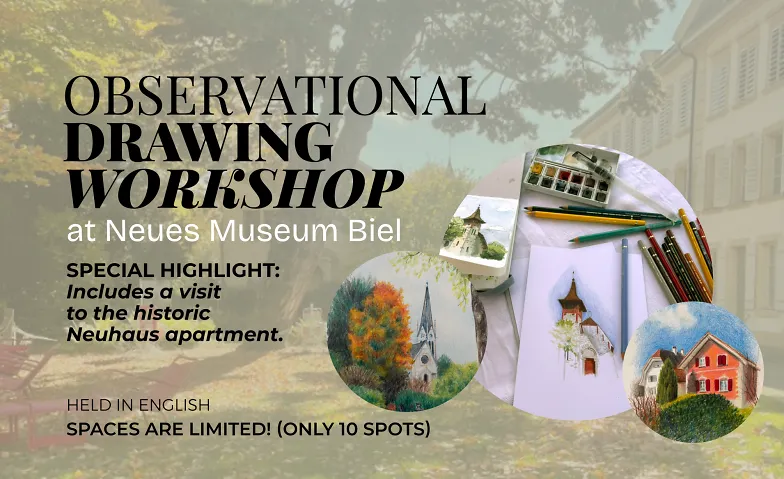 Observational Drawing Workshop at NMB Neues Museum Biel