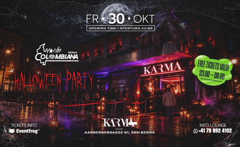 NOCHE COLOMBIANA BERNA (Halloween)