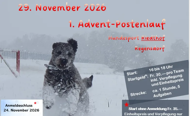 1. Advent Postenlauf