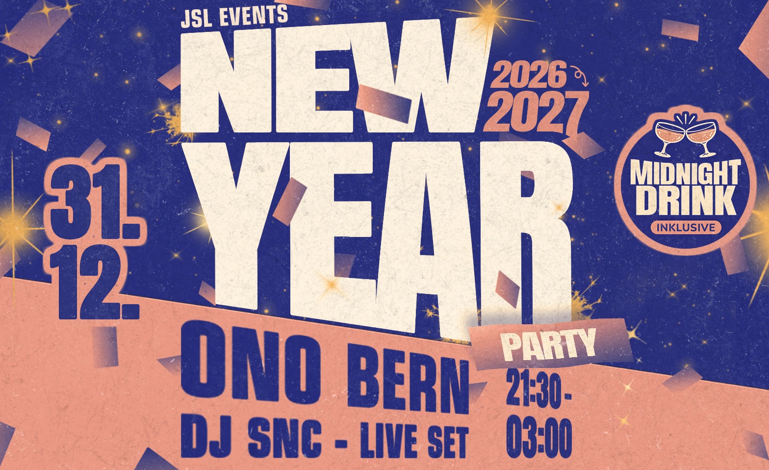New Year Party 2026/27 @ ONO Bern