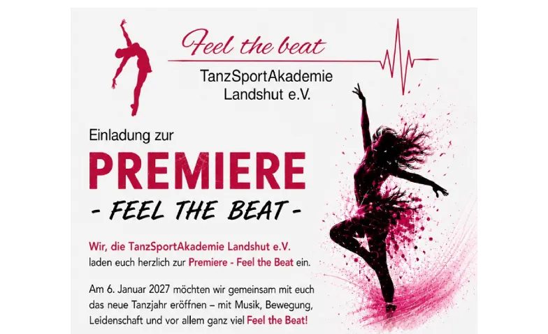 Premiere der TanzSportAkademie Landshut e.V.