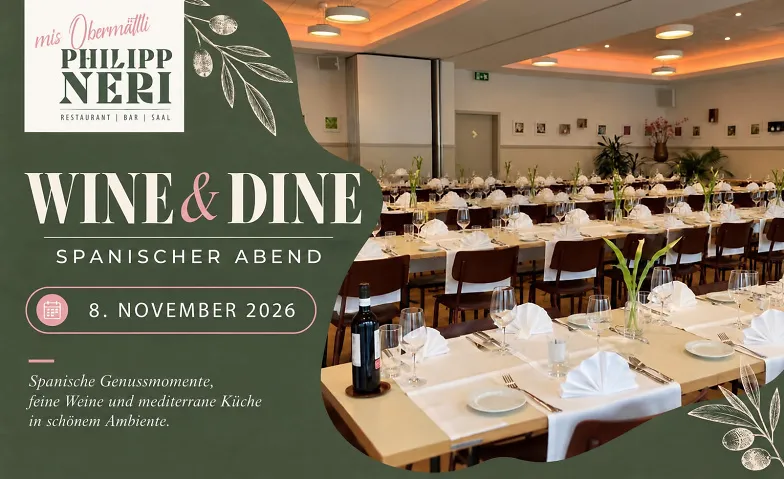 Wine & Dine im Restaurant Philipp Neri  8. November 2026
