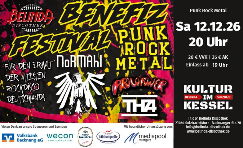 Belinda Benefizfestival Punk Rock Metal