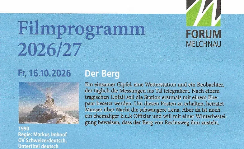 Filmvorführung mit Apéro