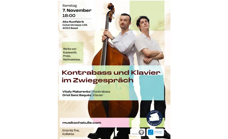Kontrabass und Klavier im Zwiegespräch