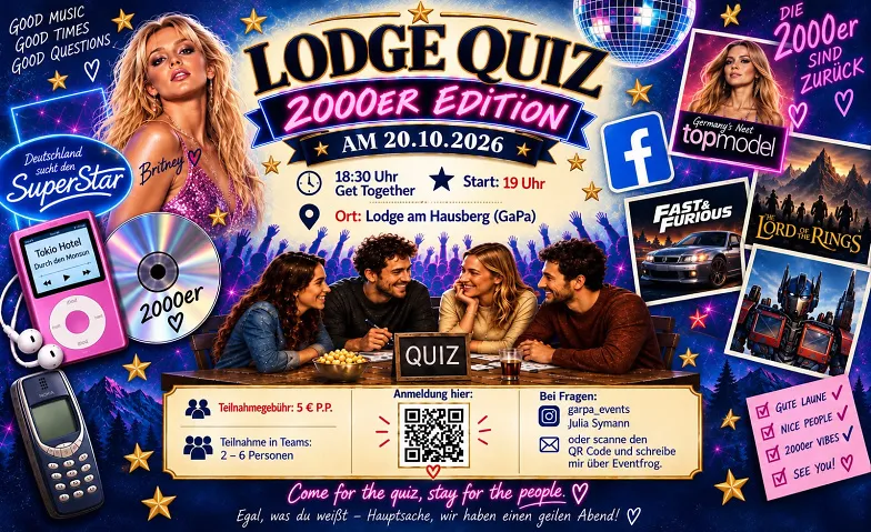 Lodge Quiz Oktober- 2000er Edition