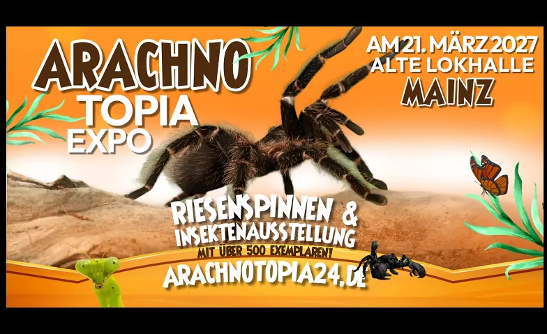 Arachnotopia - Riesenspinnen & Insektenausstellung Mainz