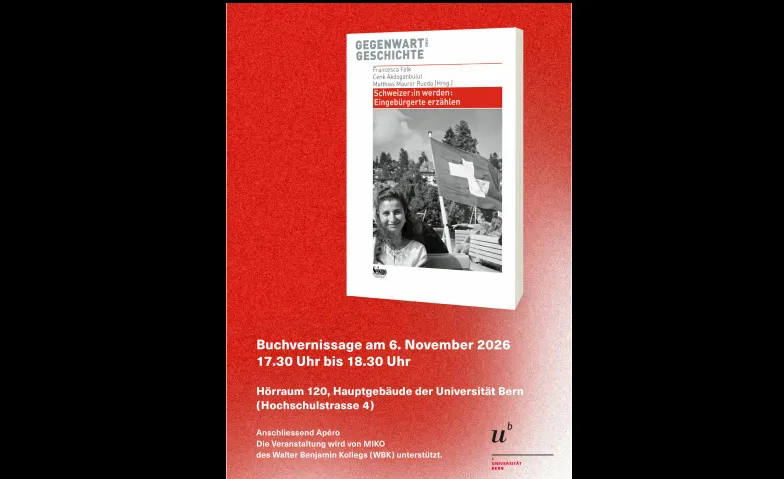Buchvernissage "Schweizer:in werden: Eingebürgerte erzählen"