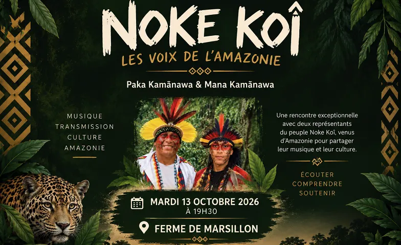 NOKE KOÎ, Le Peuple du Jaguar. Voix de l’Amazonie en concert