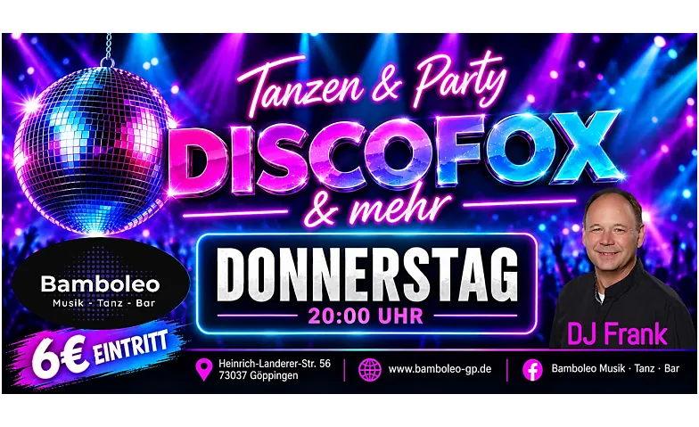 Tanzen & Party mit Discofox und mehr