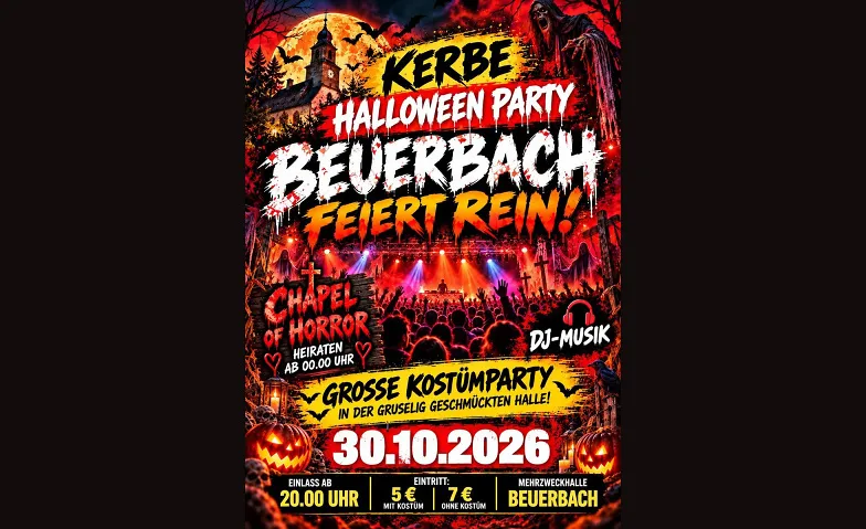 Beuerbacher Kerb: Halloween-Party & Chapel of Horror