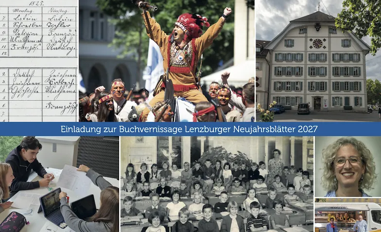 Vernissage der «Lenzburger Neujahrsblätter 2027» im Burghald