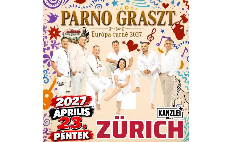 PARNO GRASZT KONCERT - ZÜRICH